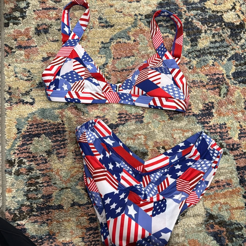 ONE ONE - red white and blue Bikini